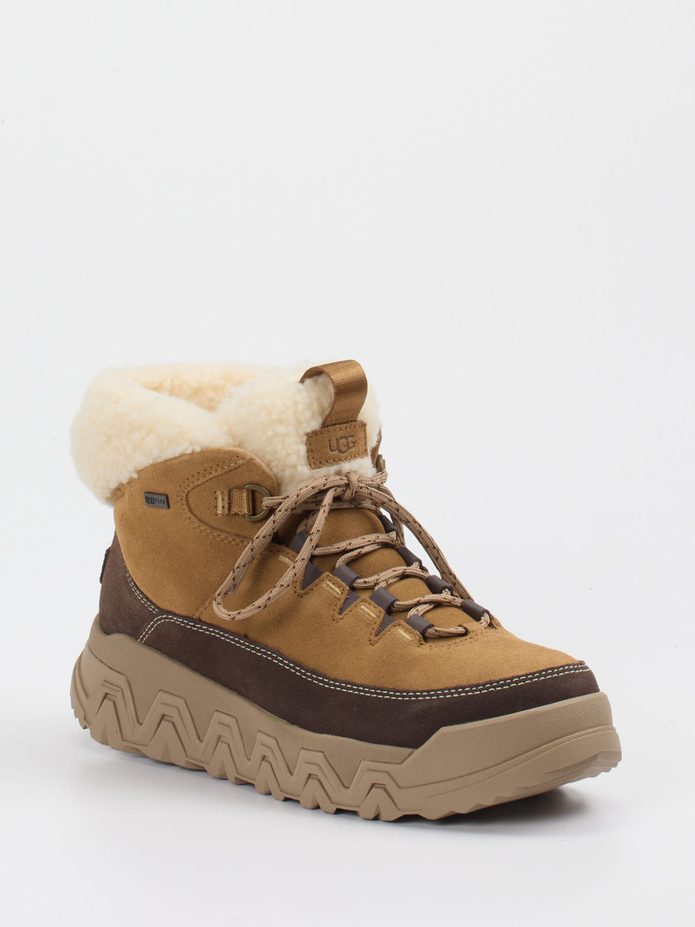 UGG – Winterboots aus Veloursleder cognacbraun
