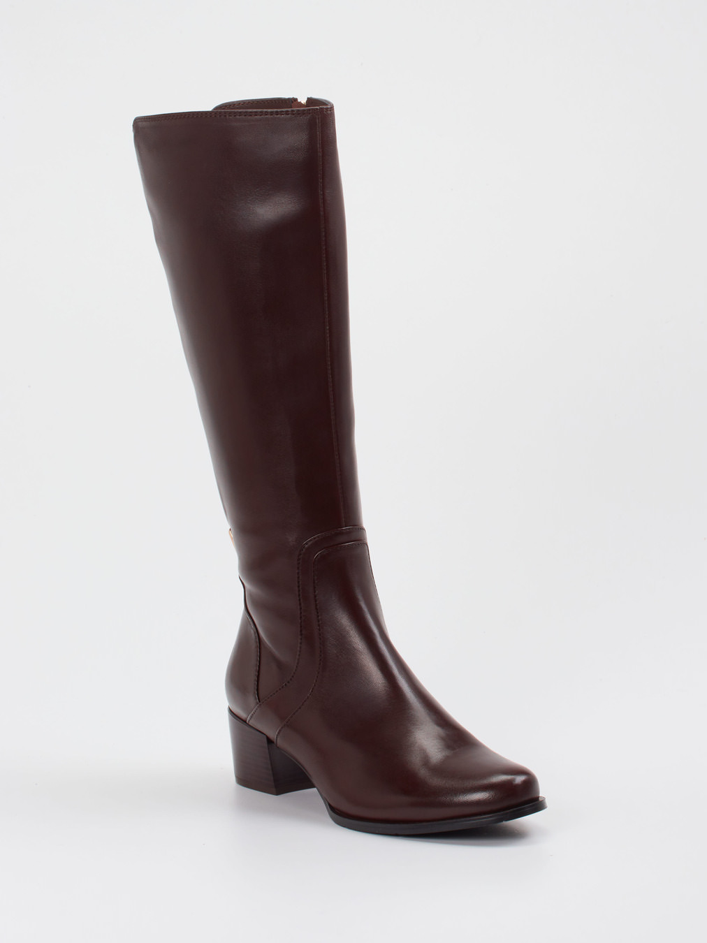 Ralph Harrison – Kniestiefel aus Lammleder Dunkelbraun