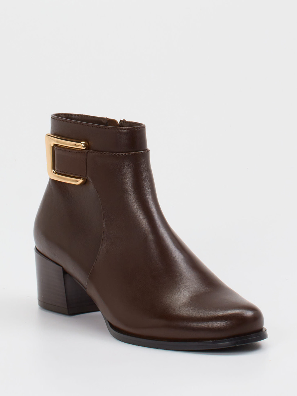 Ralph Harrison – Ankle Boots aus Lammleder Dunkelbraun
