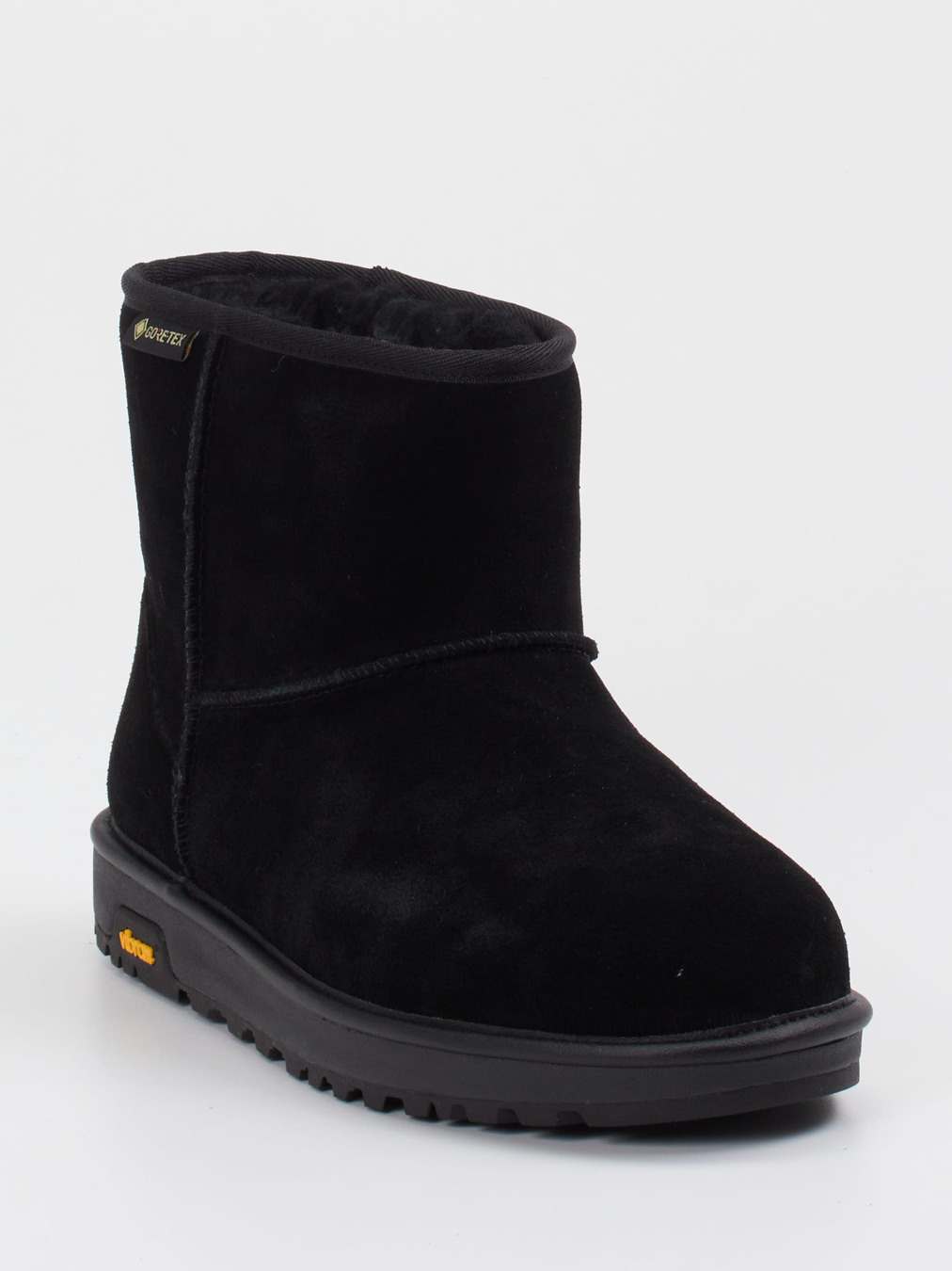 UGG – Winter-Boots aus Veloursleder schwarz
