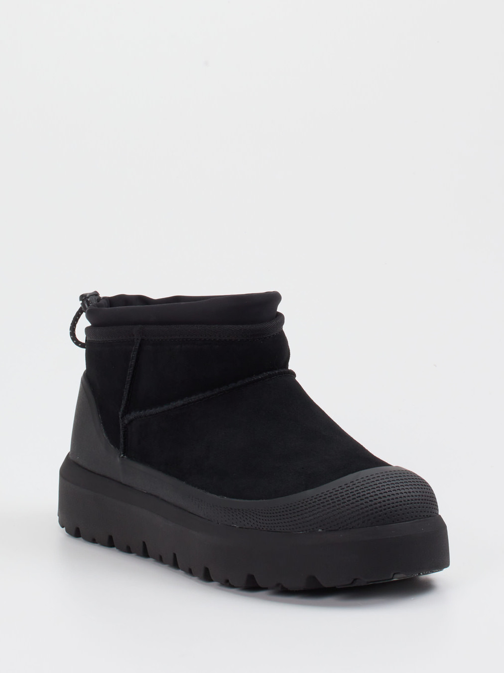 UGG – Winter-Boots aus Veloursleder schwarz
