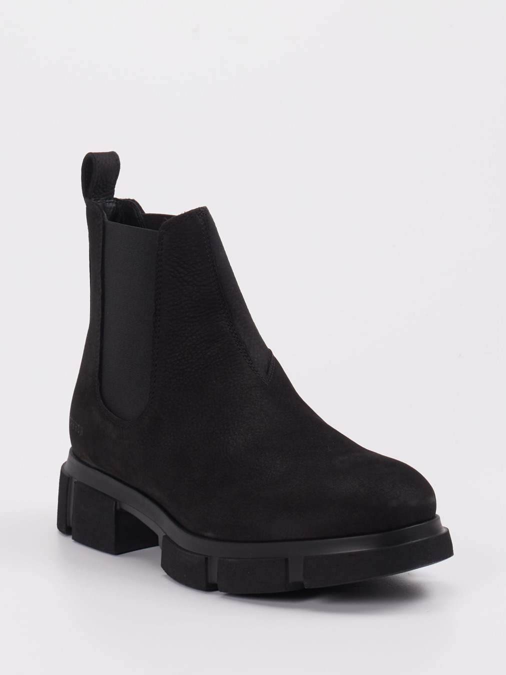 Copenhagen – Chelsea Boots aus Nubukleder schwarz
