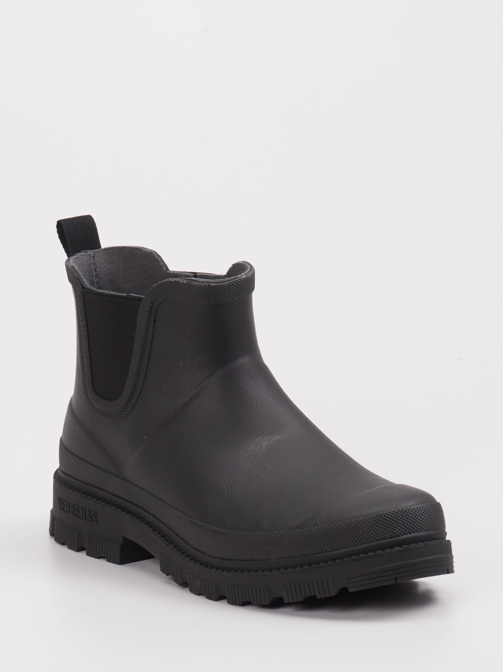 Verbenas – Regen-Chelsea Boots aus Gummi Schwarz