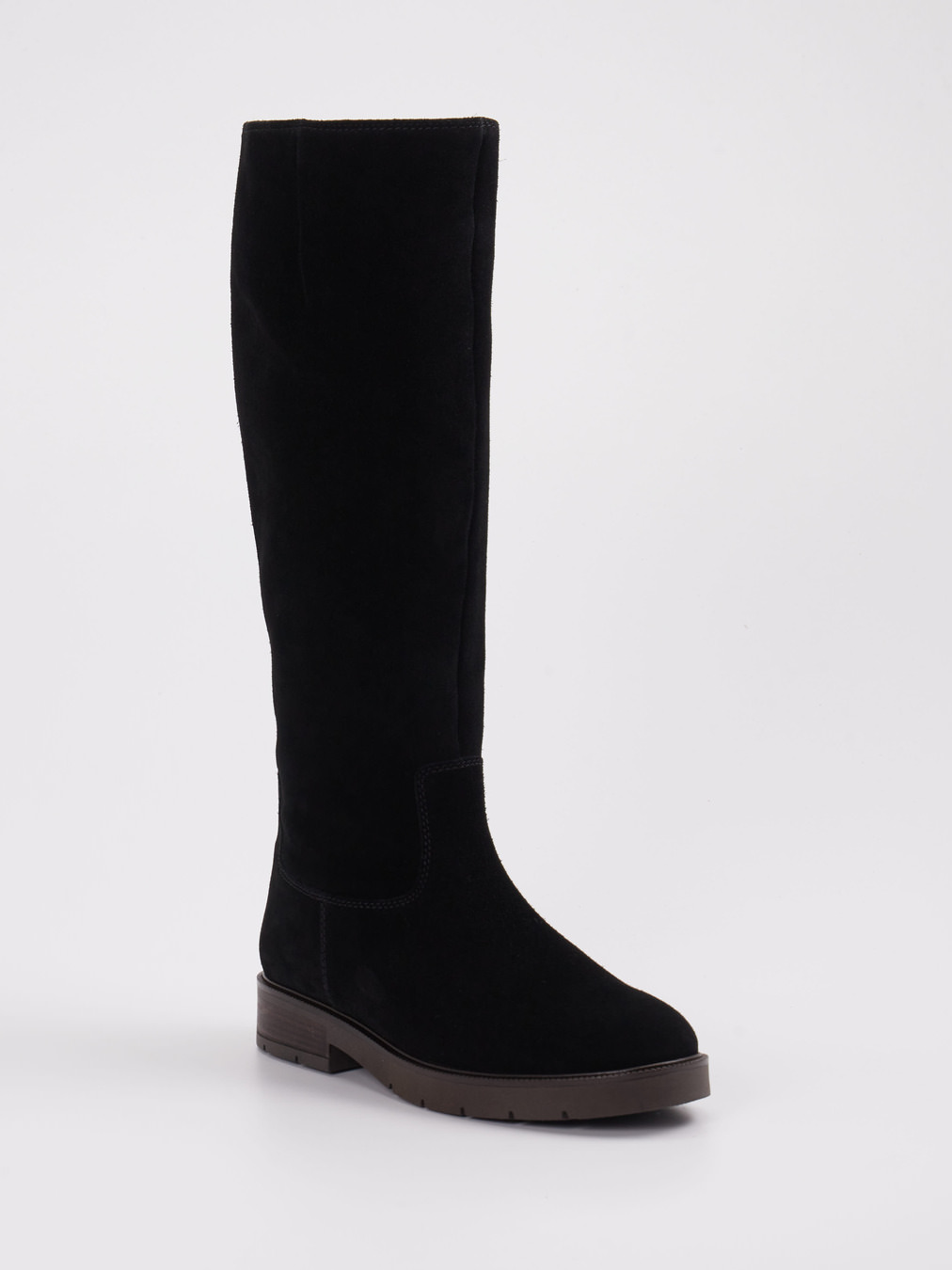 Gabor Comfort – Stiefel aus Veloursleder schwarz