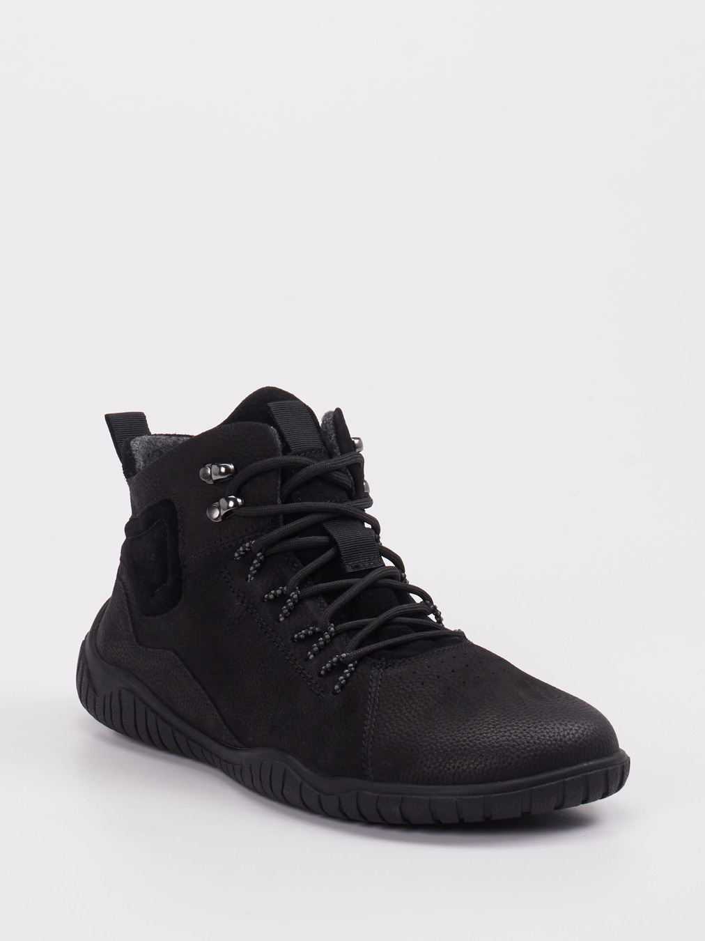 Josef Seibel – Schnürboots aus Veloursleder Schwarz