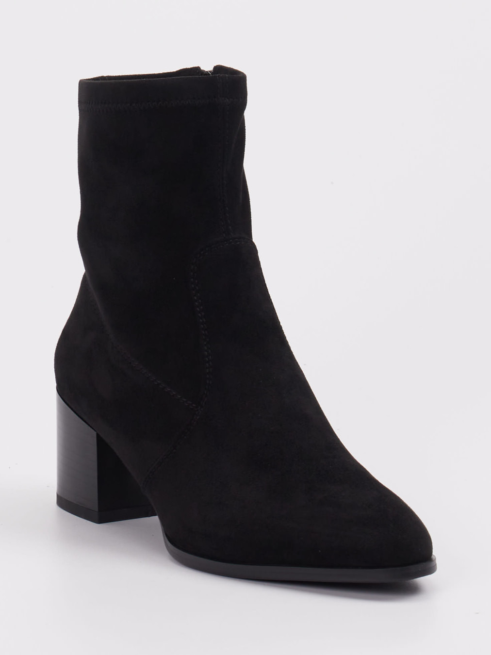 Andrea Puccini – Stiefelette aus Stretch in Schwarz