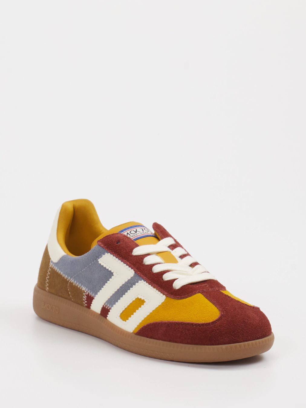Back 70 – Retro-Sneaker aus Veloursleder Multi