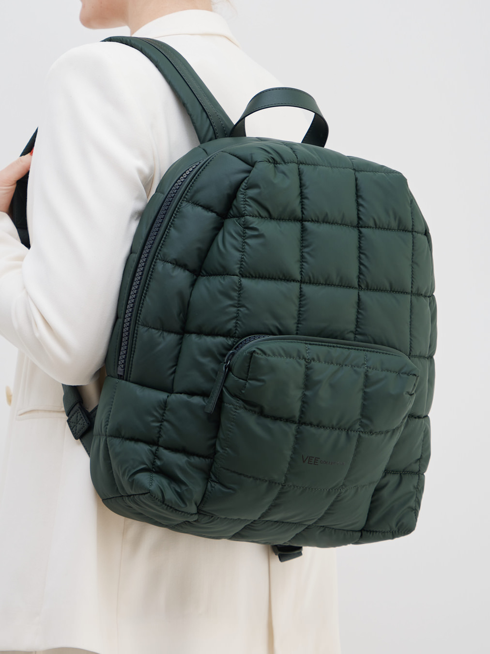 VeeCollective Berlin – Rucksack aus Nylon in Tannengrün