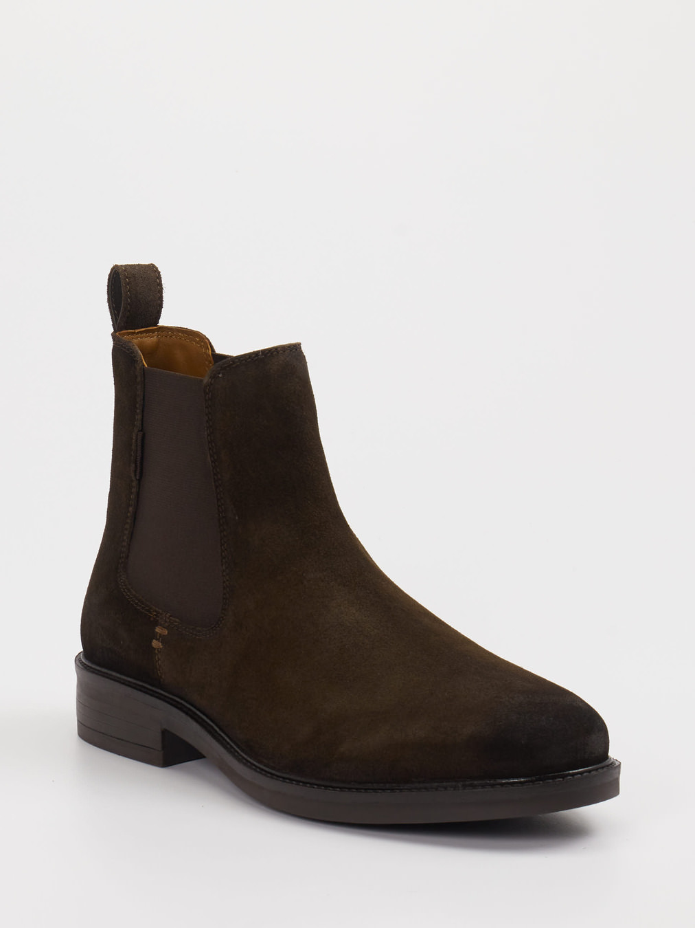 Daniel Kenneth – Chelsea Boots aus Veloursleder dunkelbraun