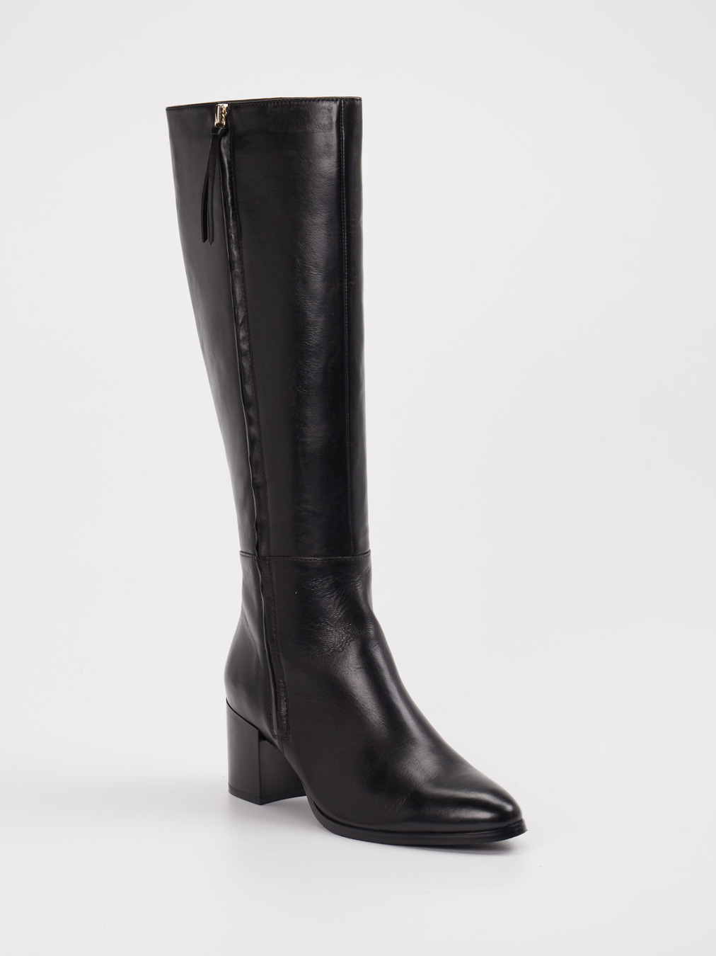 Ralph Harrison – Kniehohe Stiefel aus Leder schwarz