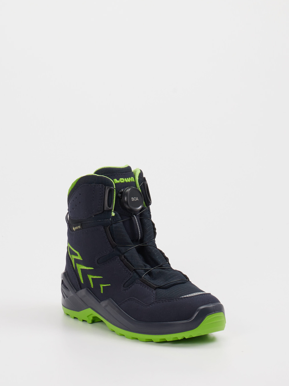 Lowa – Wanderstiefel aus Leder in Dunkelblau