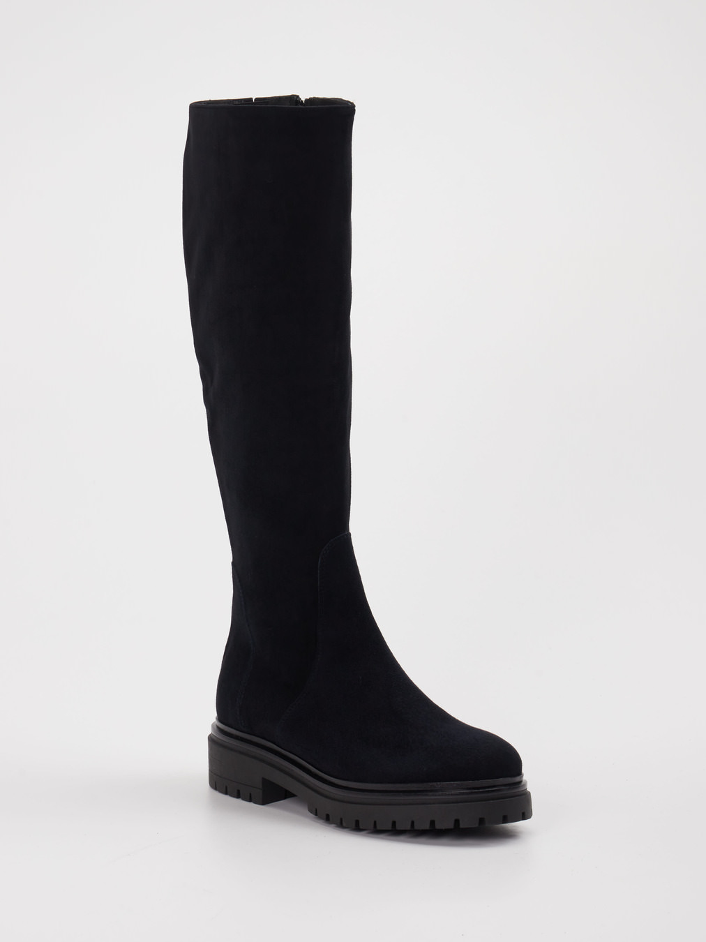 Andrea Puccini – Stiefel aus Veloursleder schwarz