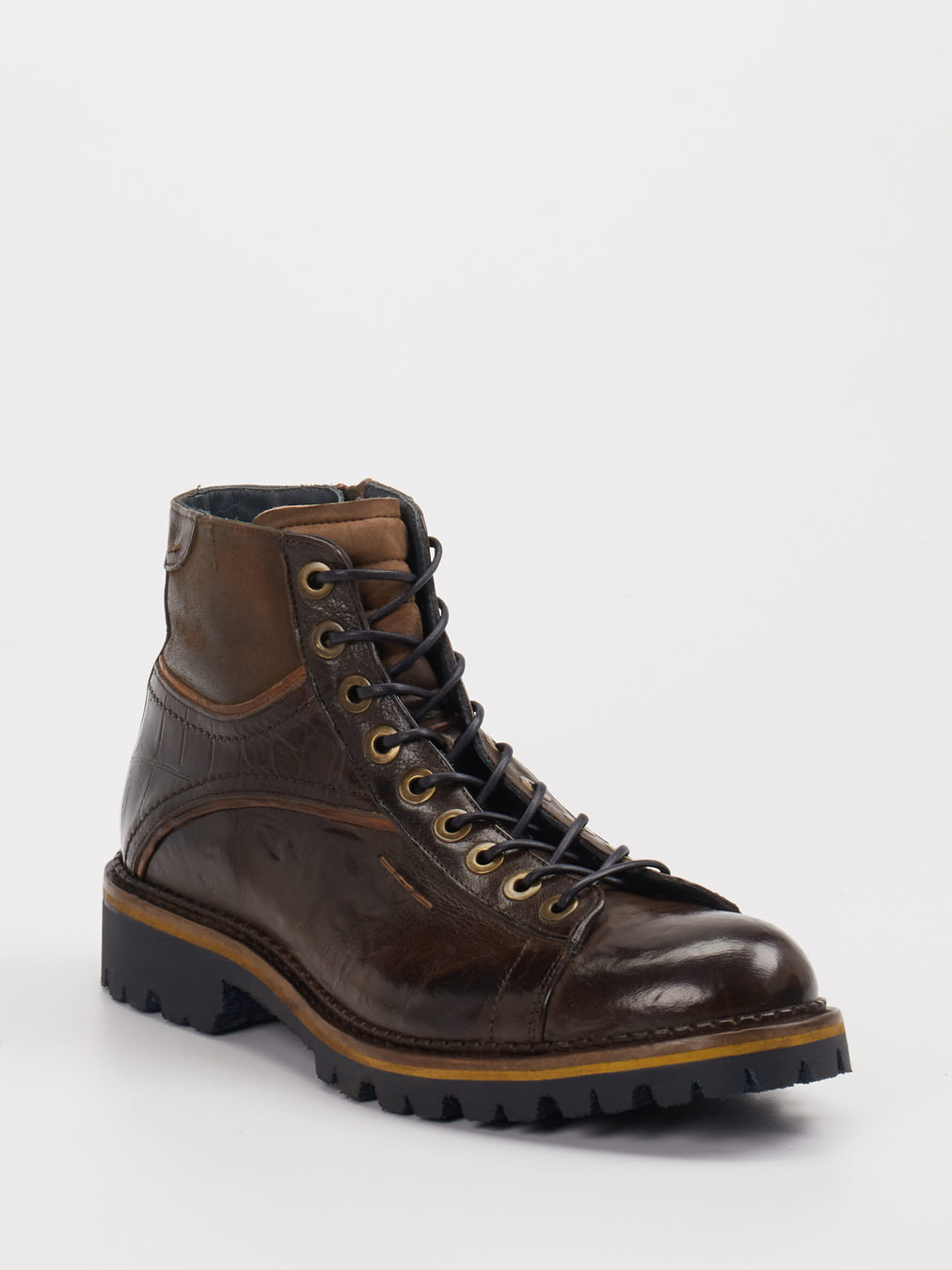 Konstantin Starke – Schnürboots aus Kalbleder braun
