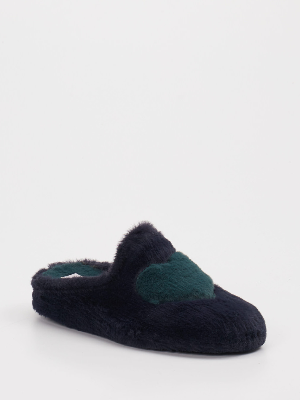 Thies – Pantoffeln aus Textil in Dunkelblau