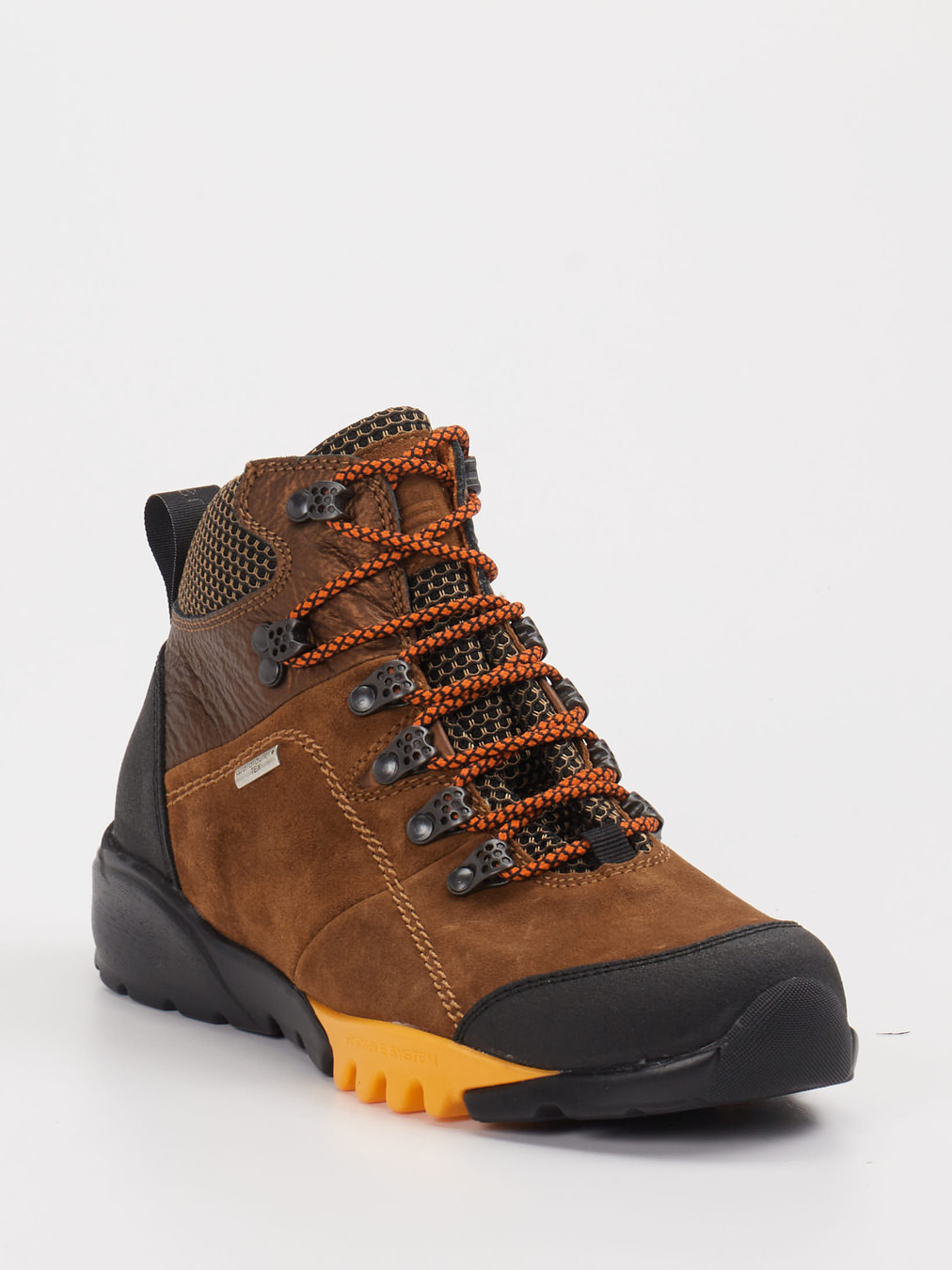 Waldläufer – Schnürstiefelette aus Veloursleder braun