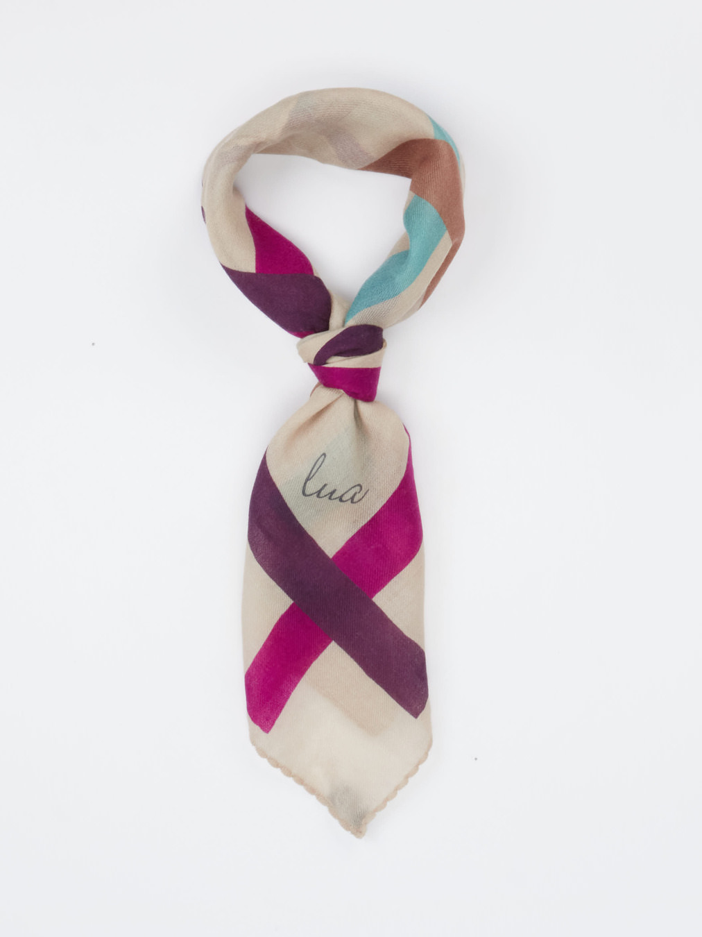 Lua Accessories – Halstuch aus Stoff in Karodessin