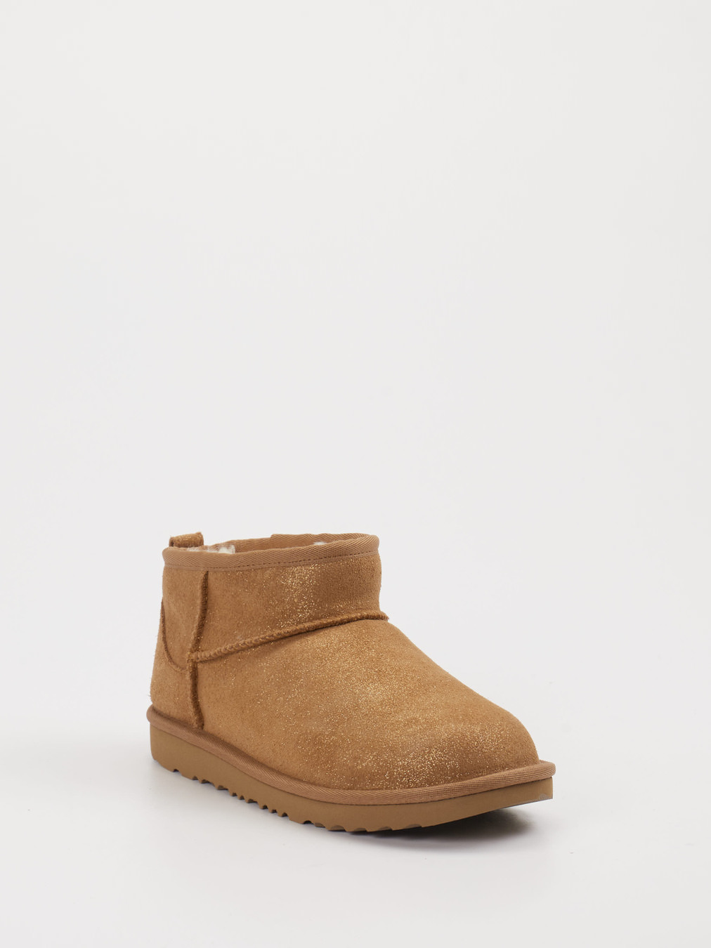 UGG – Stiefeletten aus Veloursleder cognacbraun