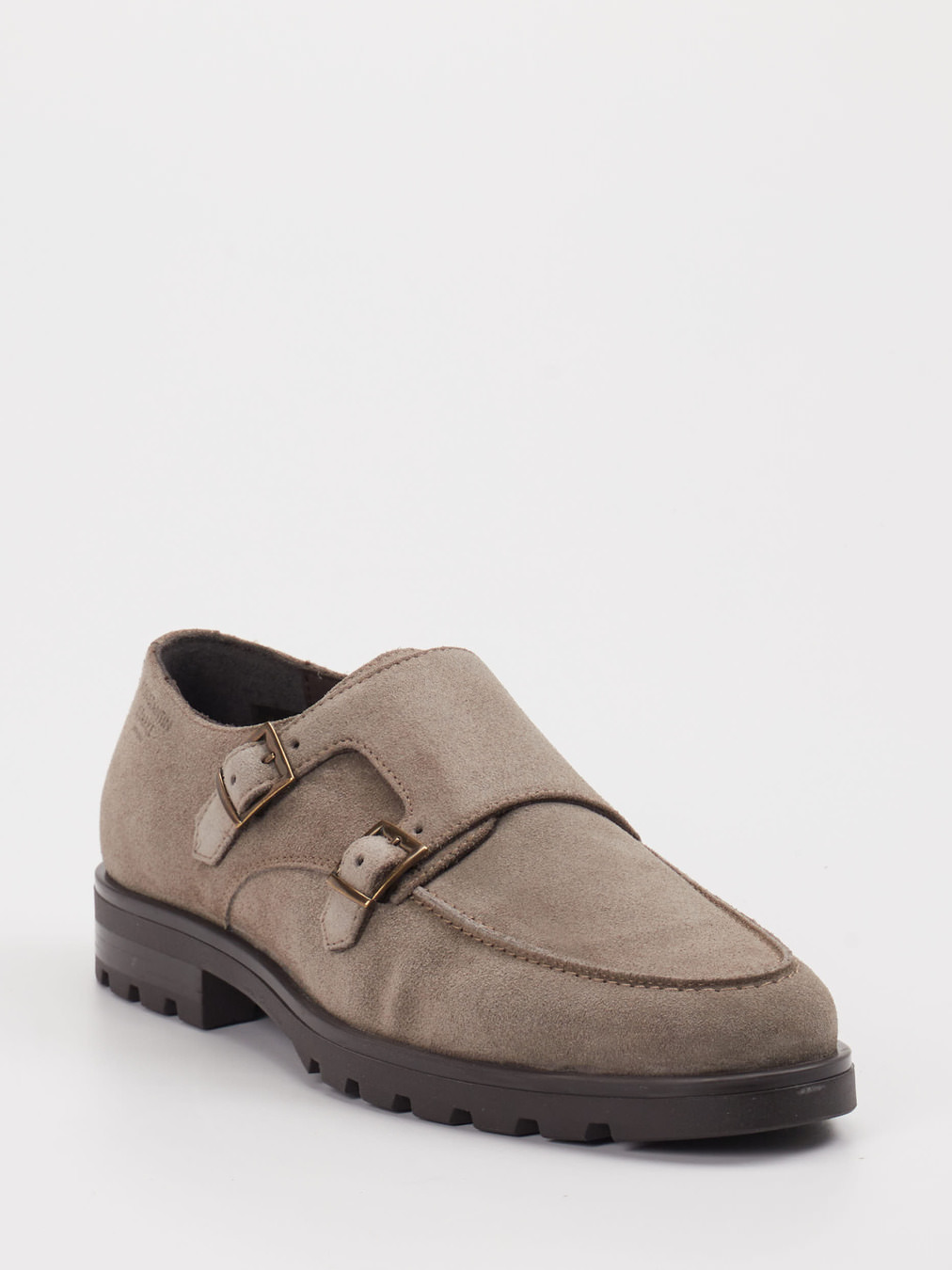 Konstantin Starke – Monkstrap aus Veloursleder Taupe