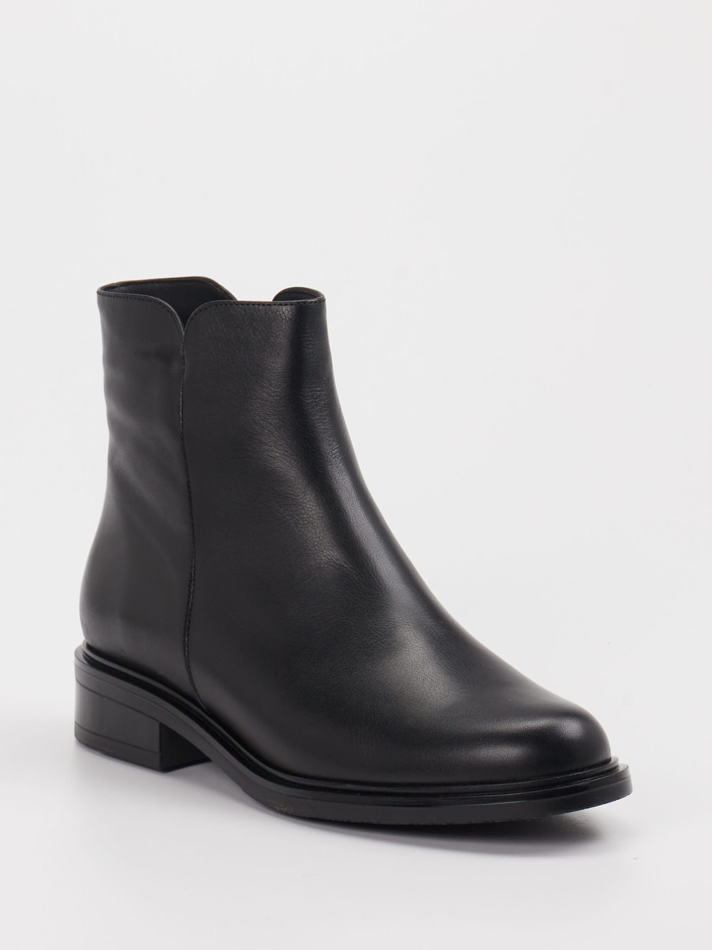 Piesanto – Stiefelette aus Kalbleder schwarz