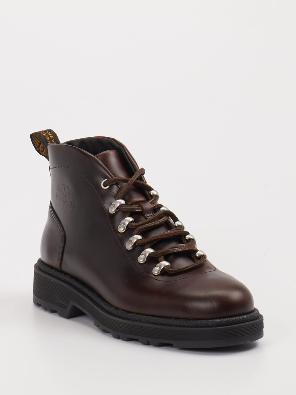 Gant – Schnürboots aus Kalbleder Dunkelbraun