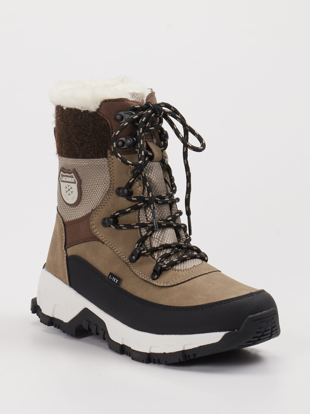 Lackner – Winterboots aus Materialmix braun