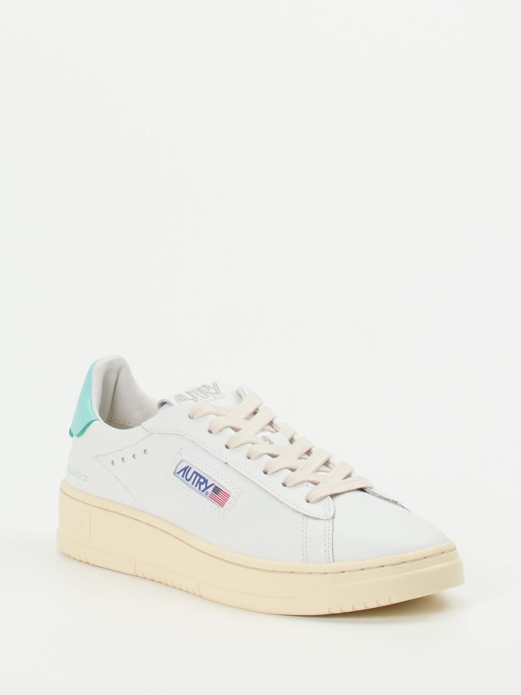 Autry – Sneaker aus Leder Weiß mit Farbakzent