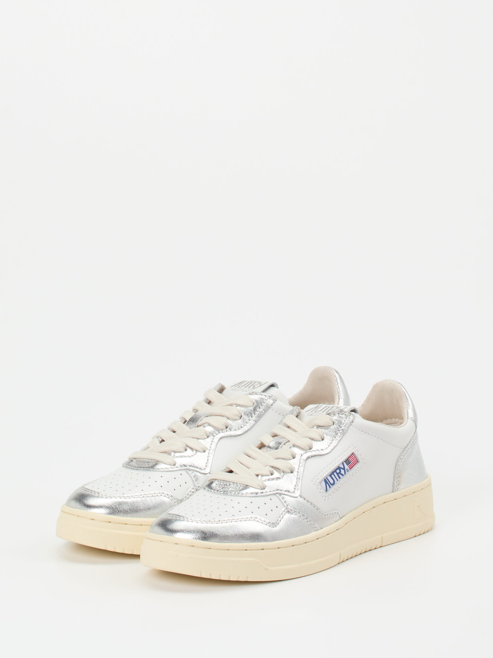 Autry – Sneaker aus Leder in Metallic-Optik
