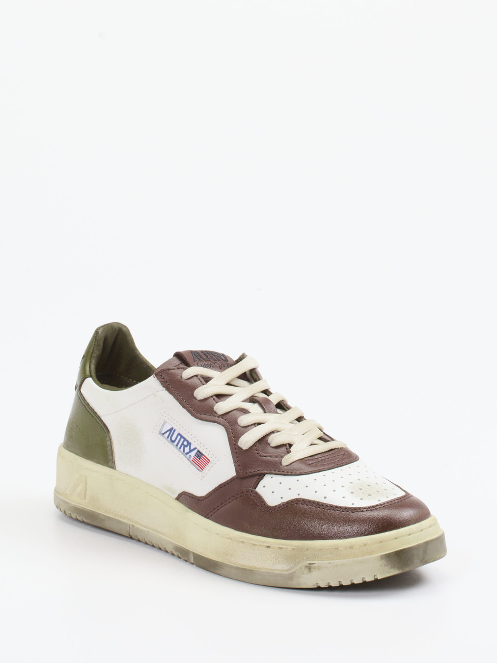 Autry – Sneaker aus Leder in Off-White