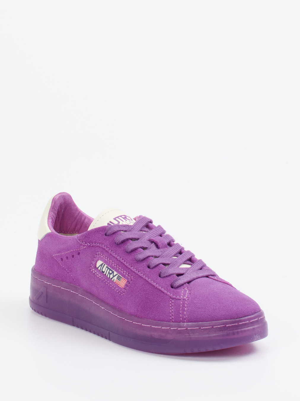Autry – Sneaker aus Veloursleder in Violett