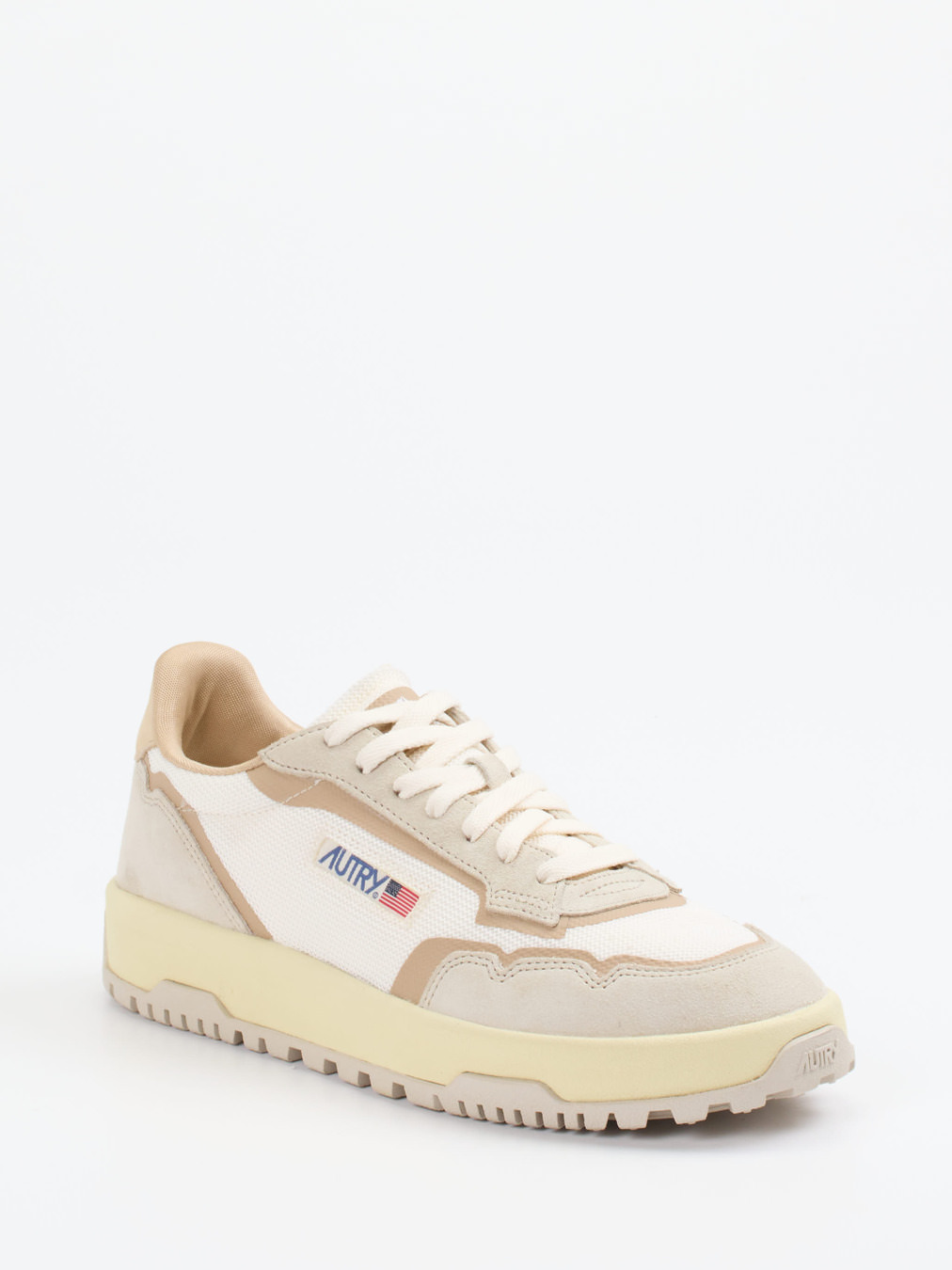 Autry – Sneaker aus Textil in Beige