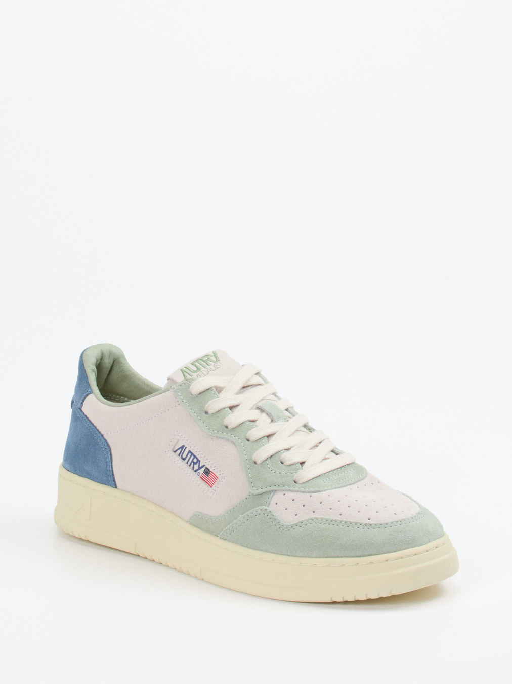 Autry – Sneaker aus Veloursleder in Pastelloptik
