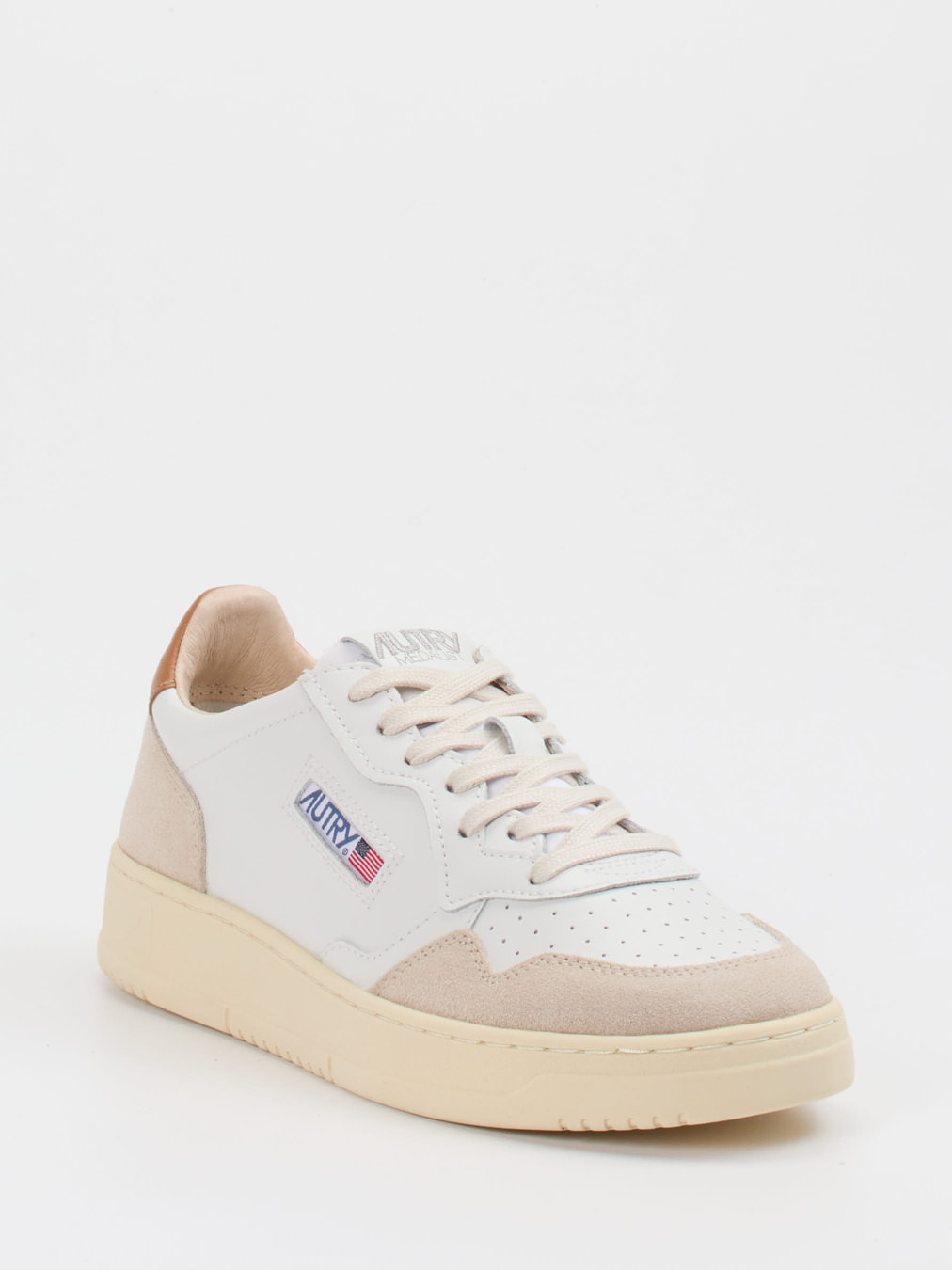 Autry – Sneaker aus Leder in Offwhite-Beige