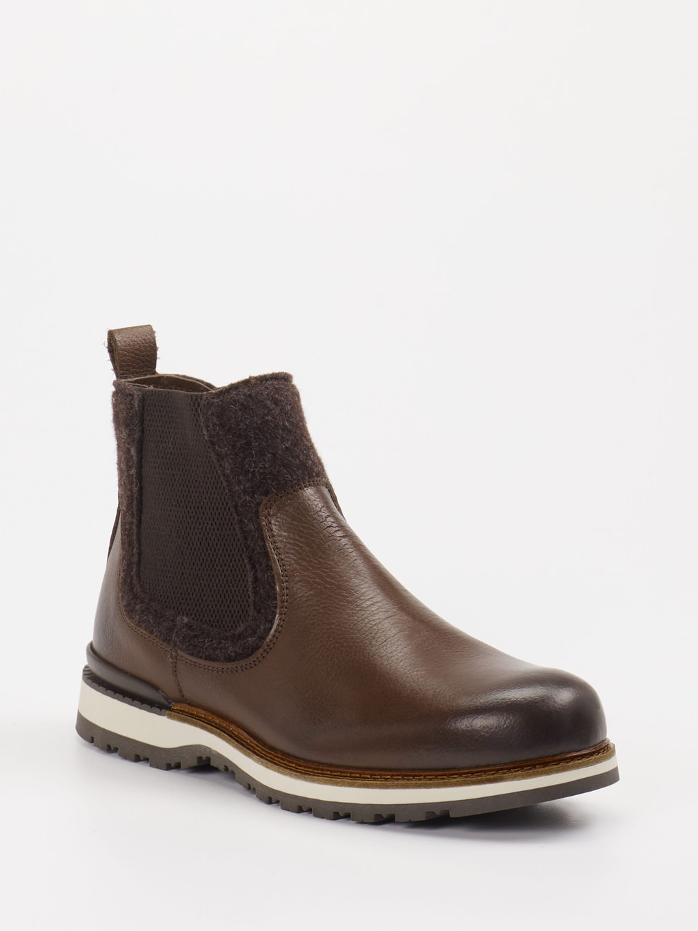 Ralph Harrison – Chelsea-Boots aus Leder Dunkelbraun