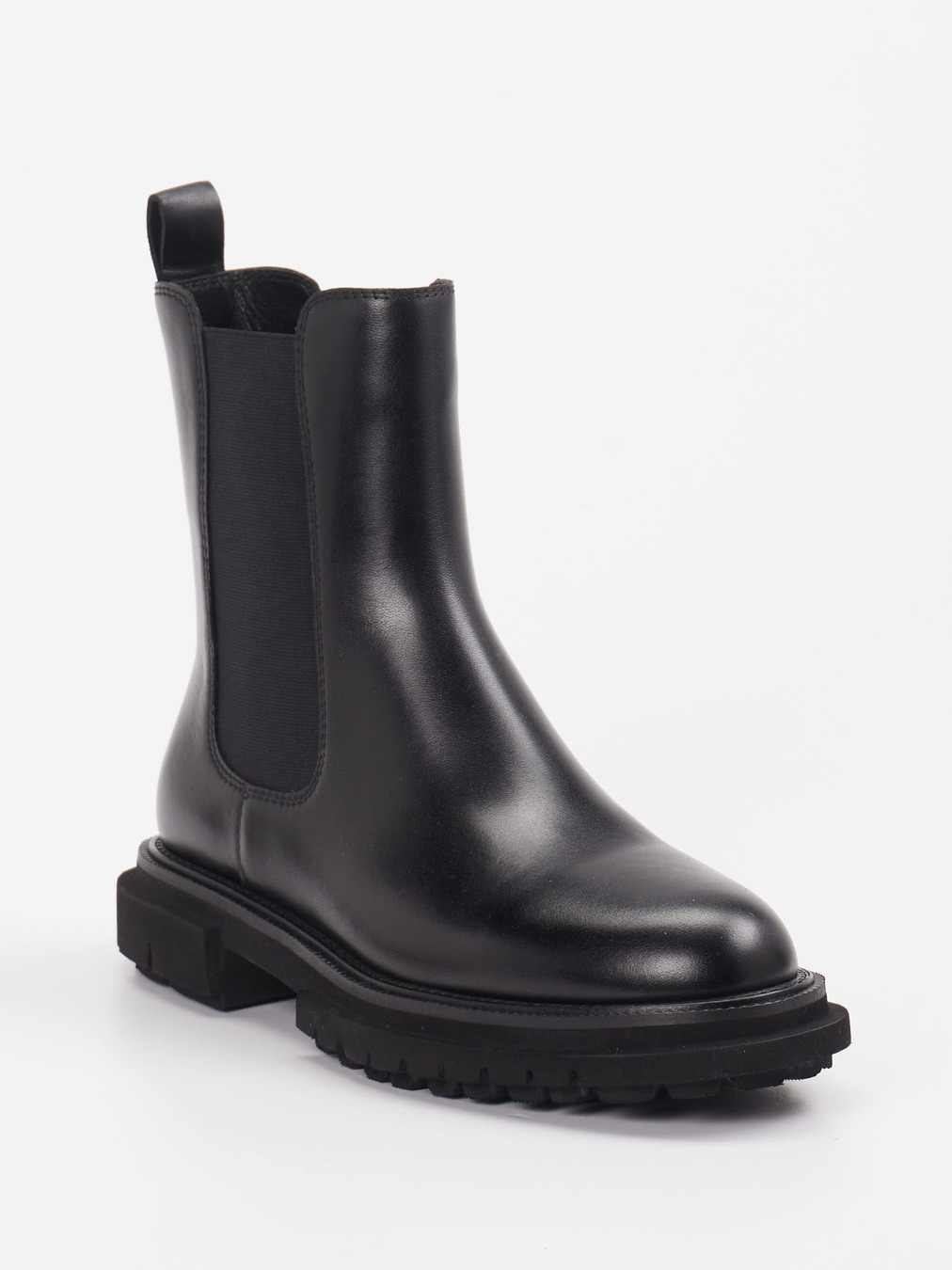 Andrea Puccini – Chelsea Boots aus Kalbleder schwarz