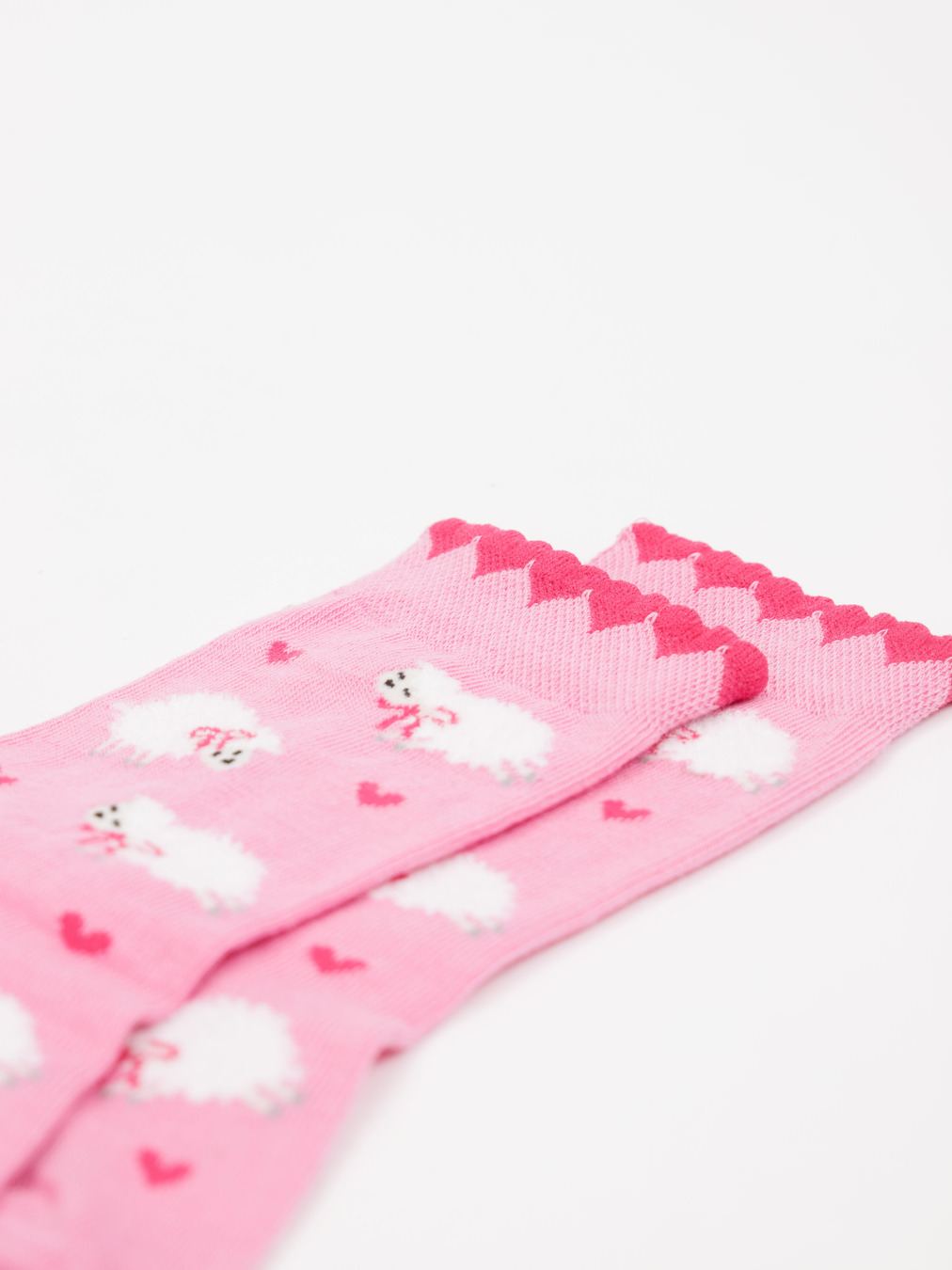 Falke – Freizeitsocken aus Textil in Rosa