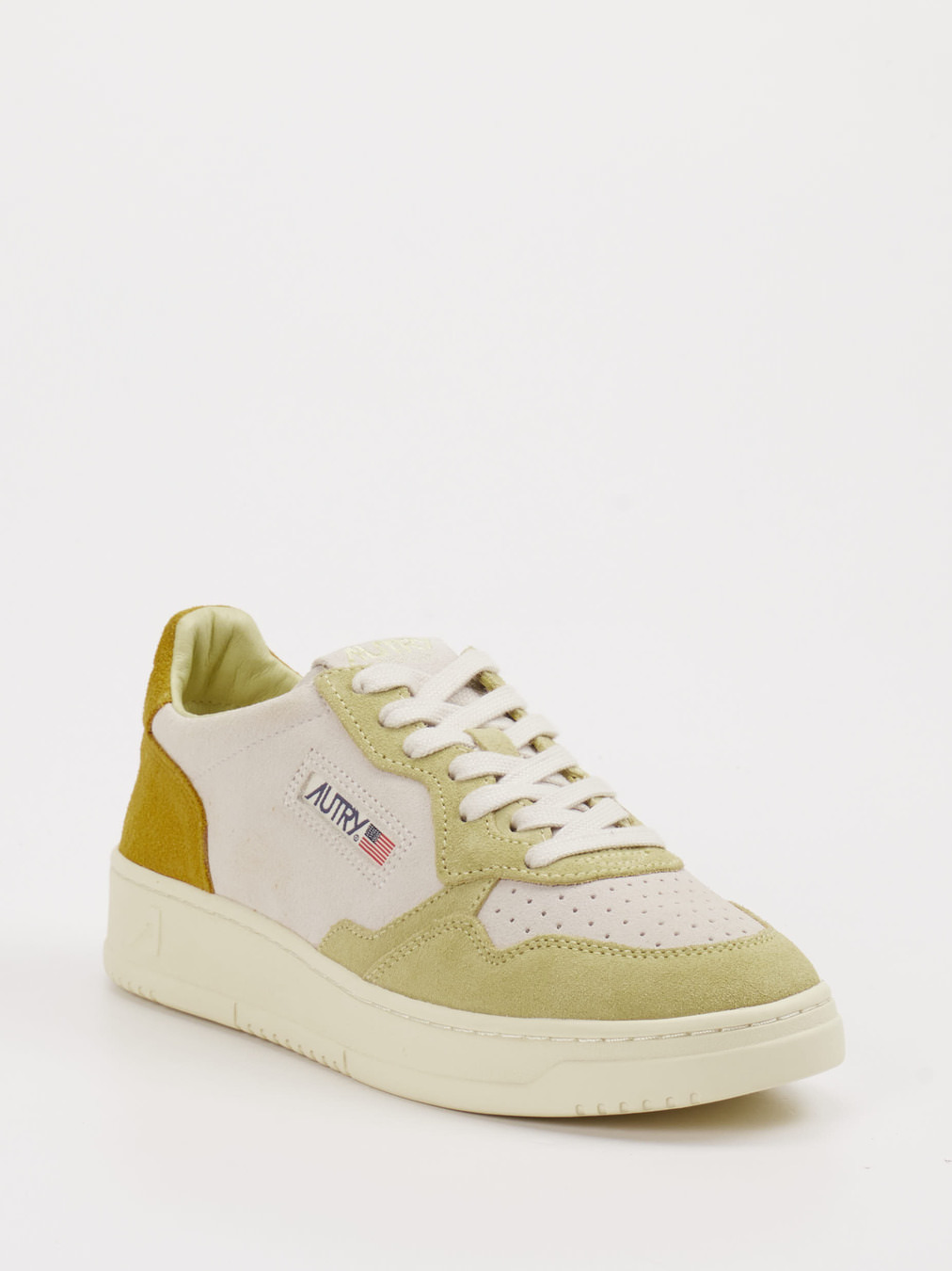 Autry – Sneaker aus Veloursleder Beige