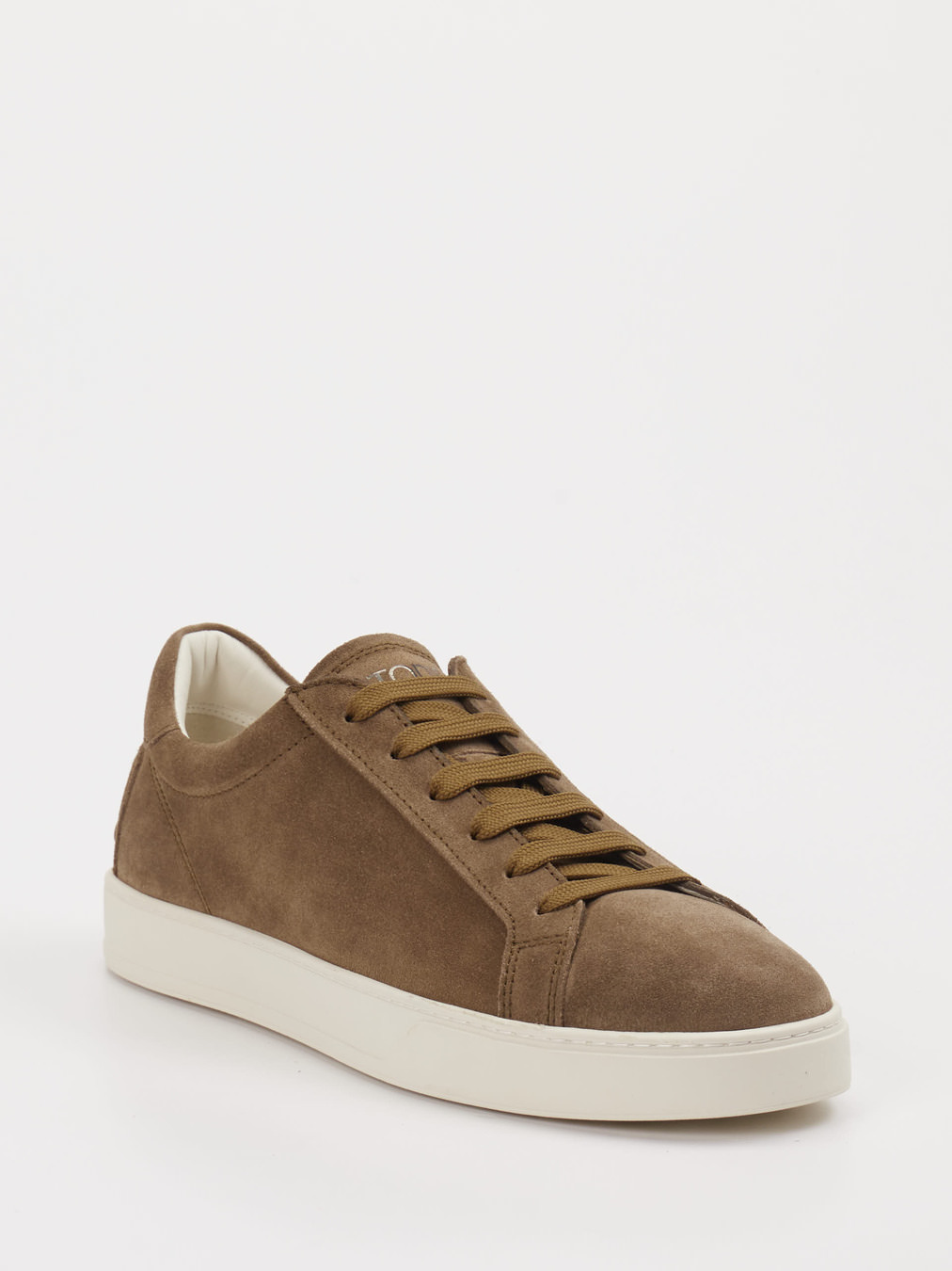 Tod's – Sneaker aus Veloursleder in Braun