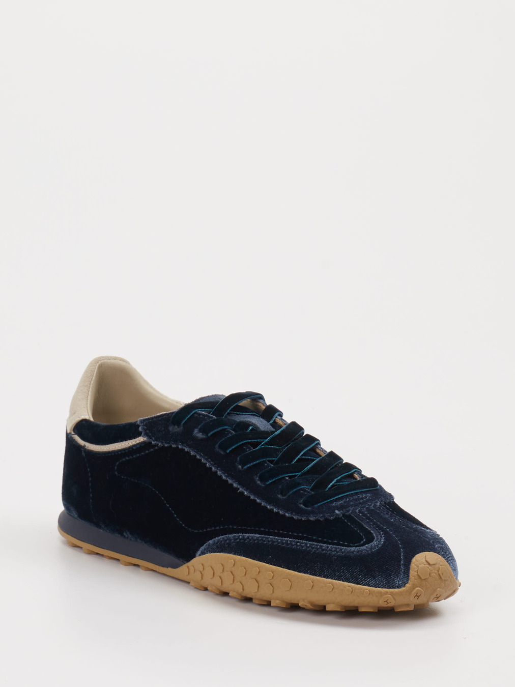 THE HOFF BRAND – Sneaker aus Velours Dunkelblau