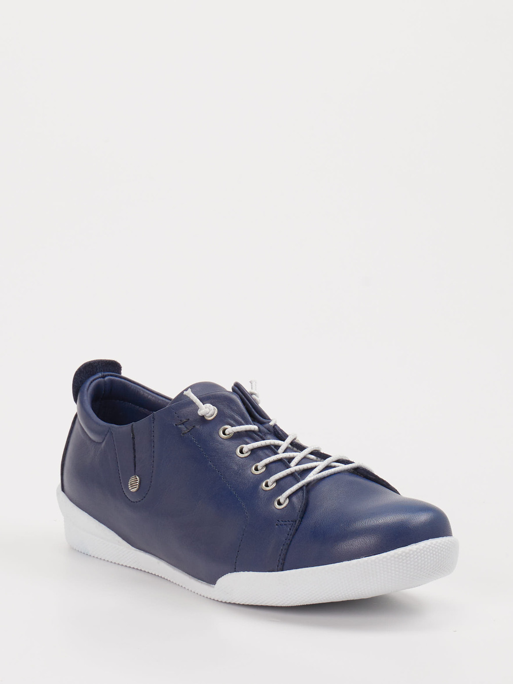 Andrea Conti – Sneaker aus Kalbleder Marineblau