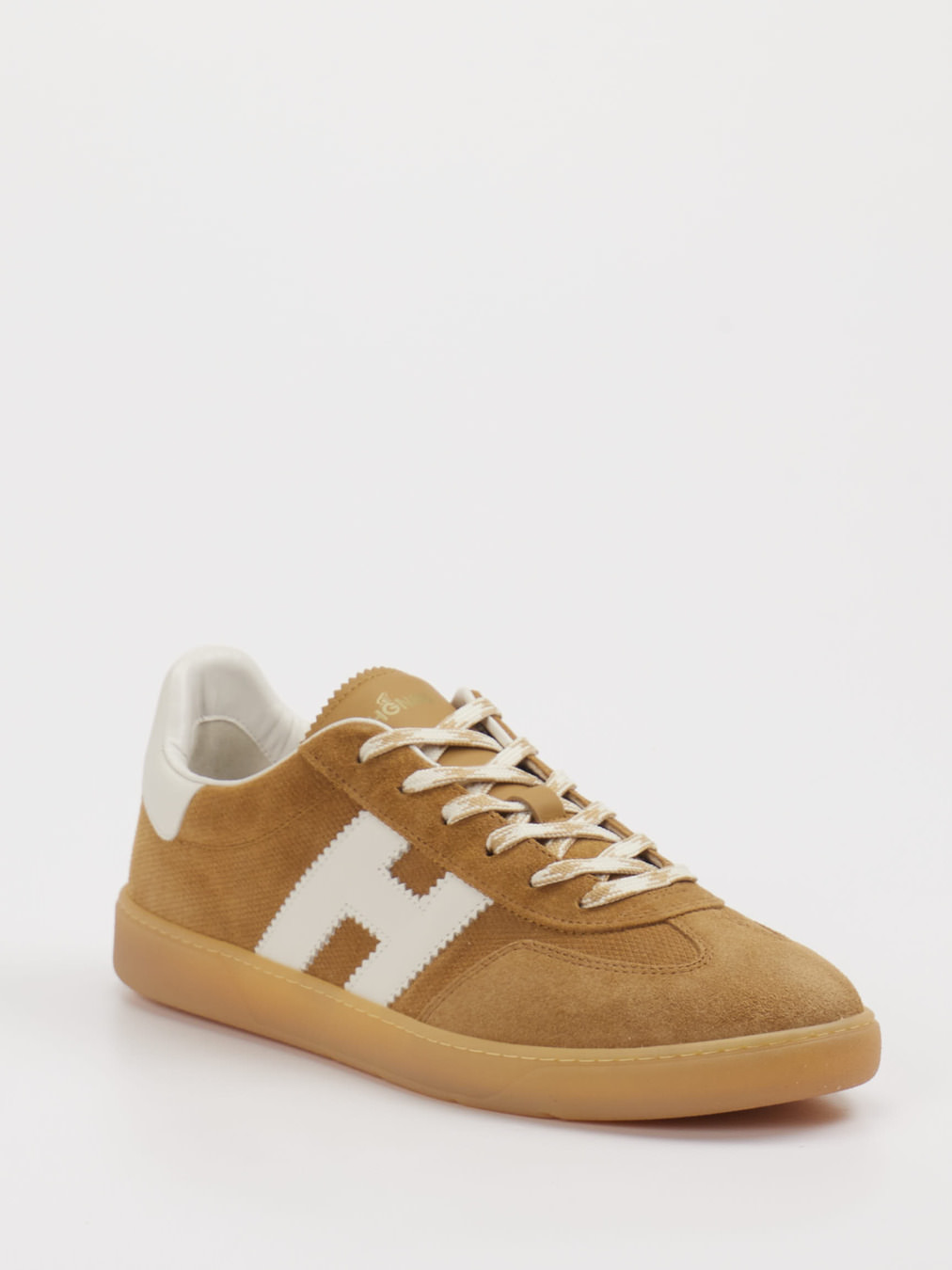 Hogan – Sneaker aus Veloursleder cognacbraun