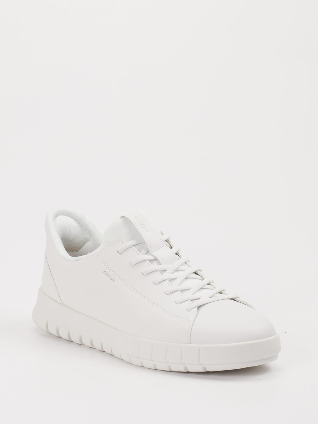 Geox – Sneaker aus Leder in Weiß