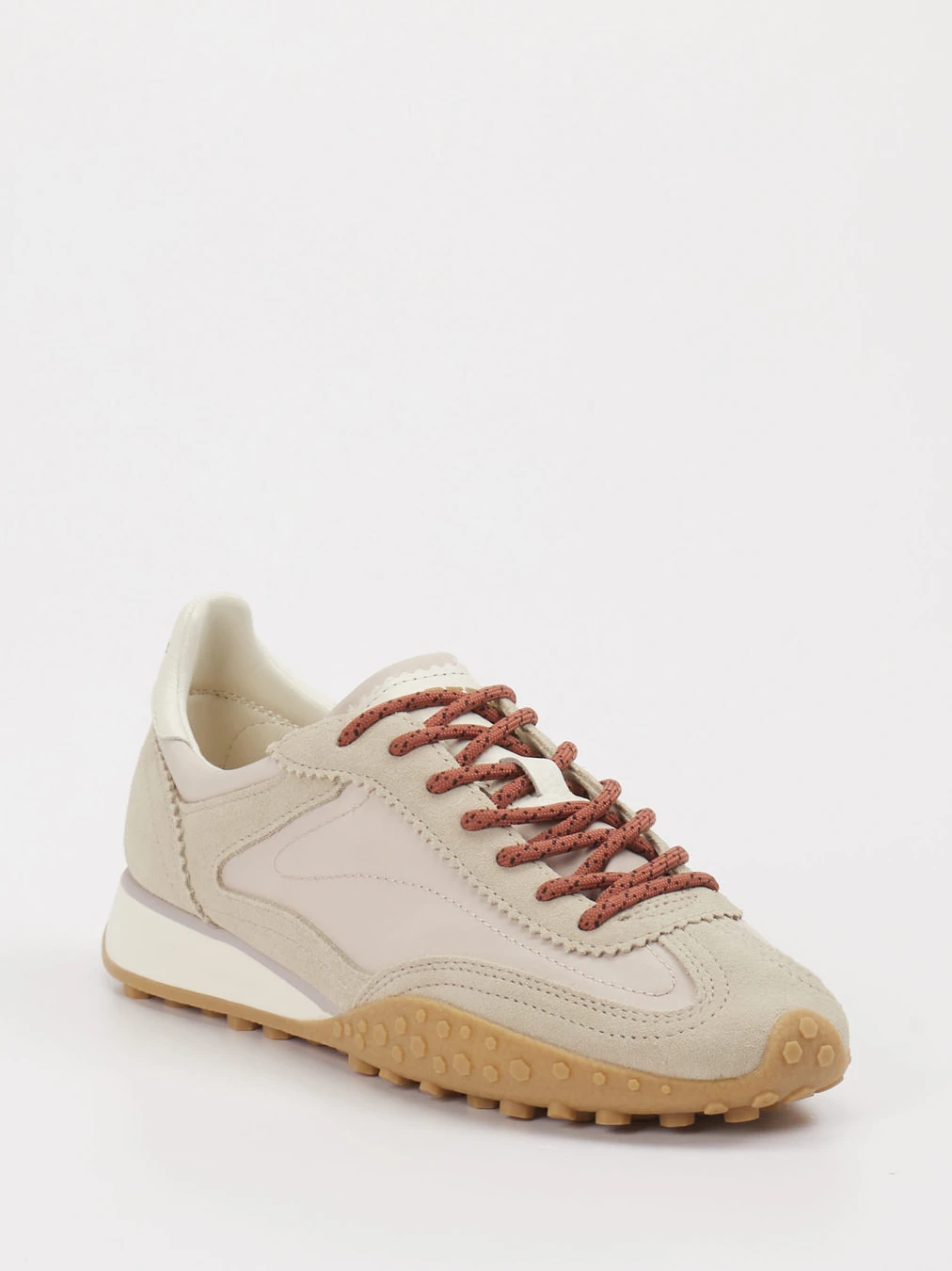 THE HOFF BRAND – Sneaker aus Veloursleder/Textil beige