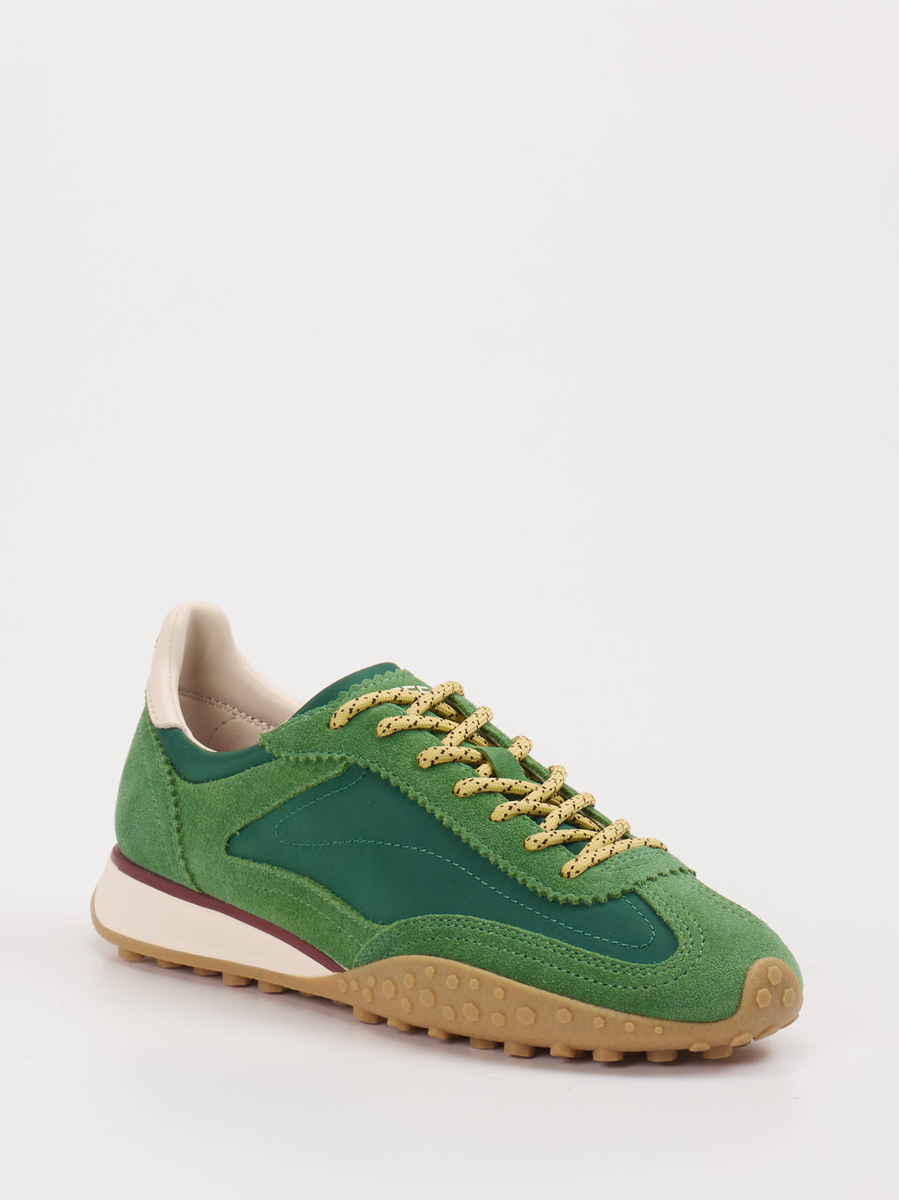 THE HOFF BRAND – Sneaker aus Veloursleder grün