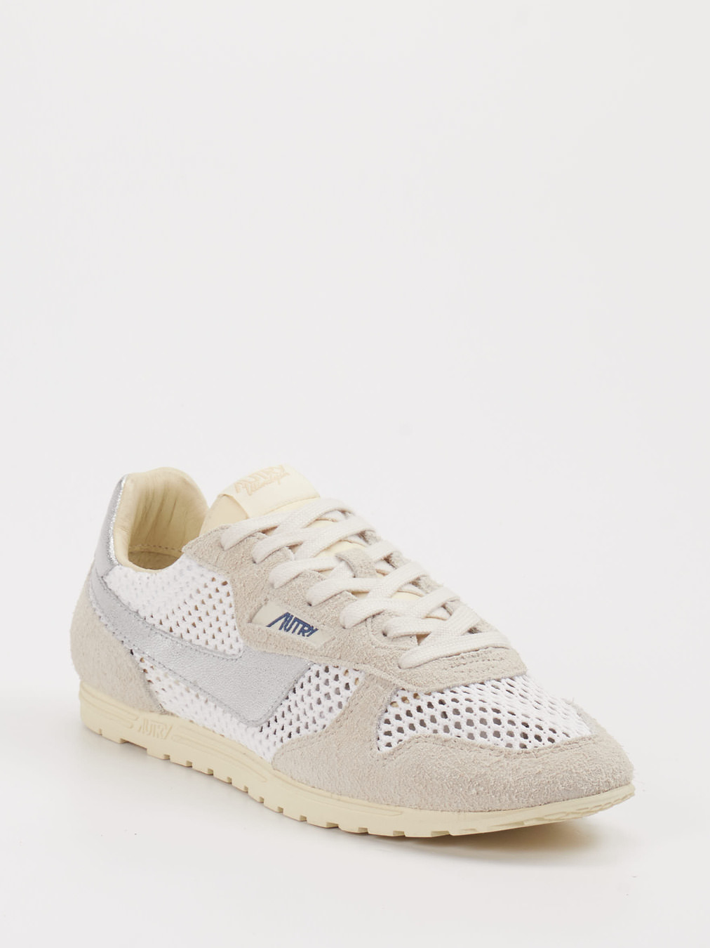 Autry – Sneaker aus Veloursleder und Mesh Beige