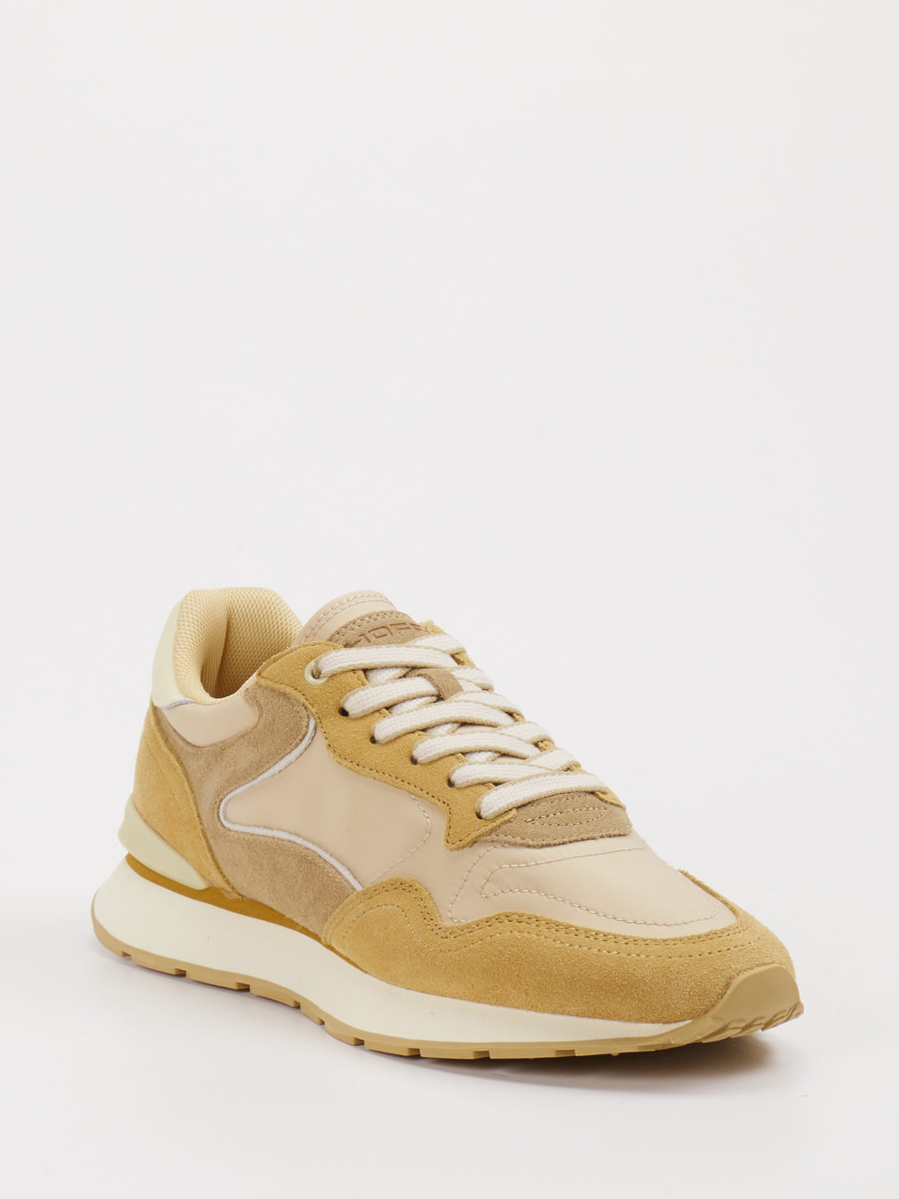 THE HOFF BRAND – Sneaker aus Veloursleder beige