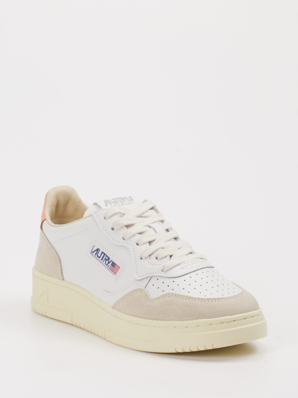 Autry – Sneaker aus Ledermix Offwhite