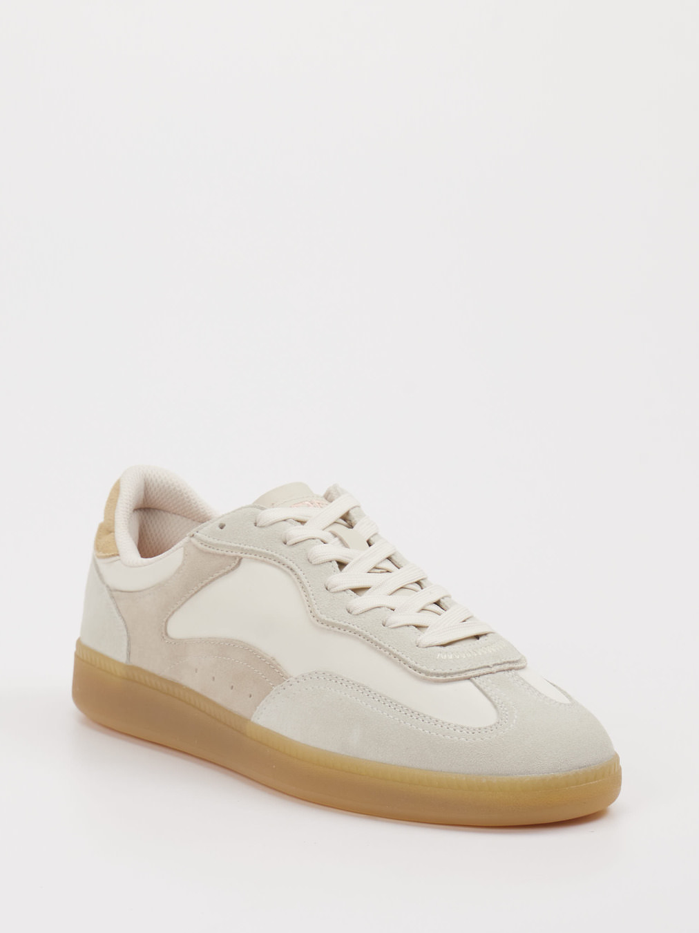 THE HOFF BRAND – Sneaker aus Veloursleder beige