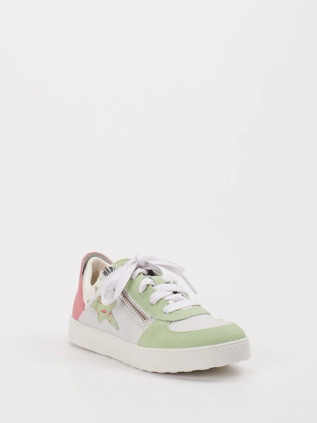 Superfit – Sneaker aus Veloursleder Pastellgrün