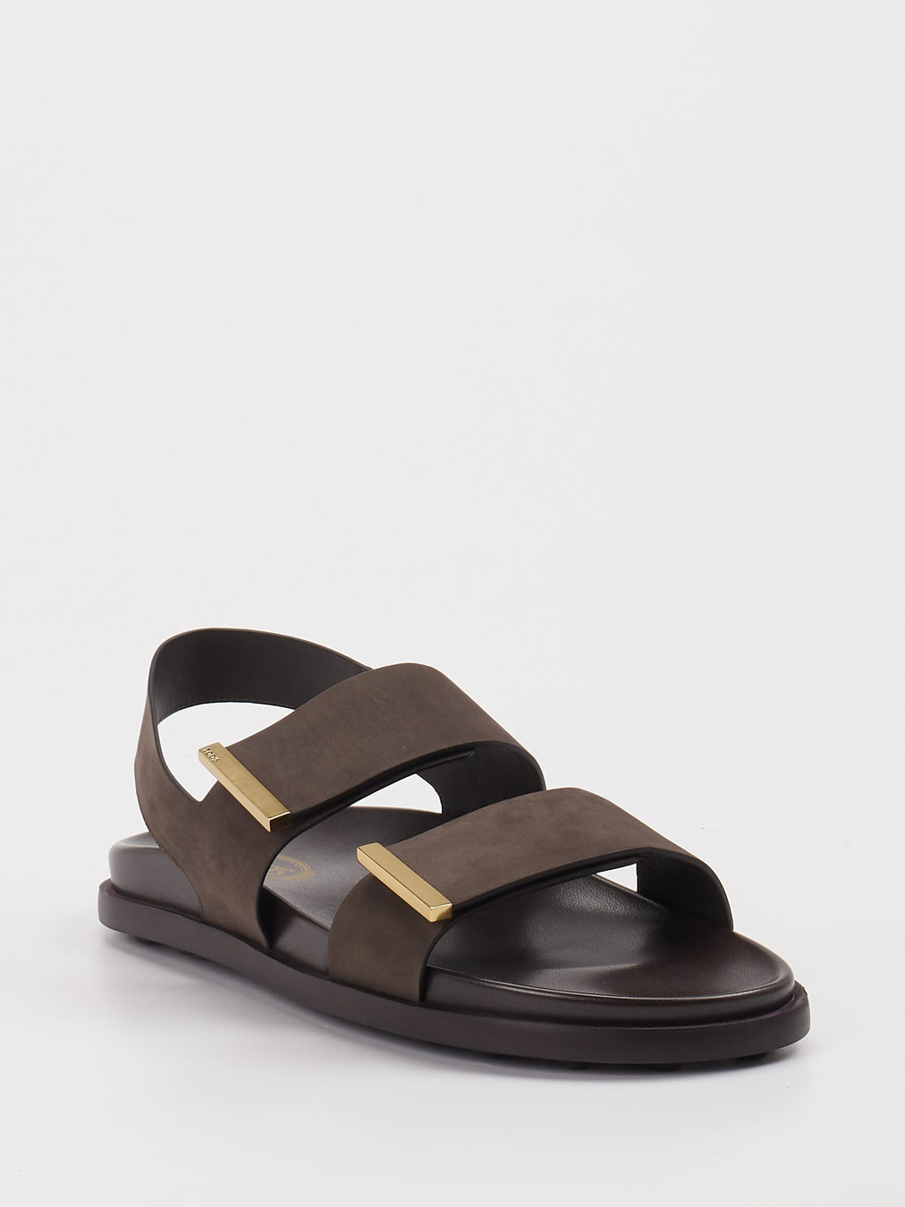 Tod's – Riemensandalen aus Leder Dunkelbraun