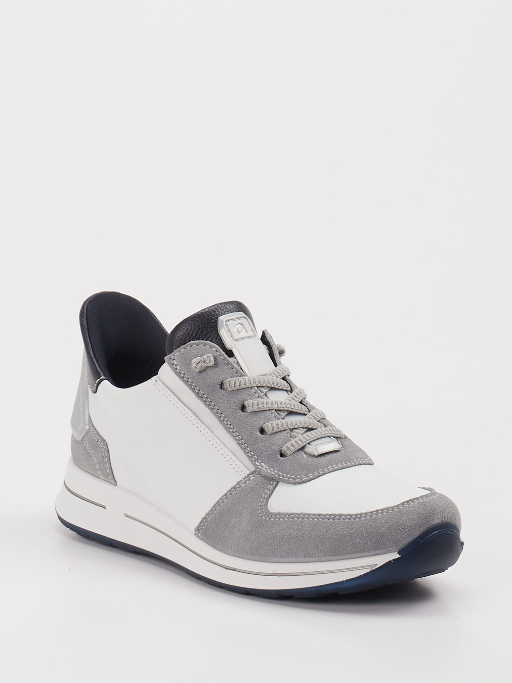 Ara – Sneaker aus Leder-Mix in Weiß